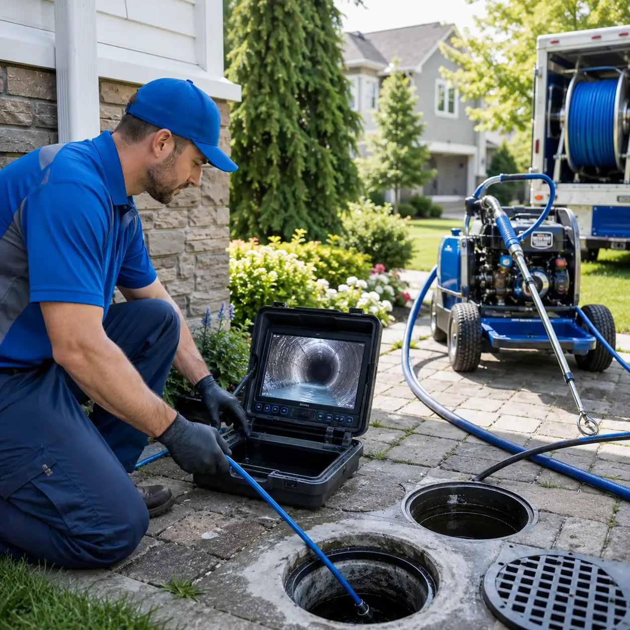 Outdoor drain cleaning professionals serving Newport, AR